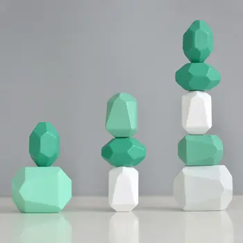 10 Pcs Children Wooden Stone Stacking Game Building Block Kids Creative Educational Toy
10 Pcs Children Wooden Stone Stacking Game Building Block Kids Creative Educational Toy