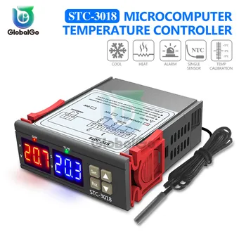 Ourdoor LED Digital Thermostat Temperature Controller Sensor Probe Thermoregulator Heating Cooling for Incubator 12V 24V 220V
Ourdoor LED Digital Thermostat Temperature Controller Sensor Probe Thermoregulator Heating Cooling for Incubator 12V 24V 220V
