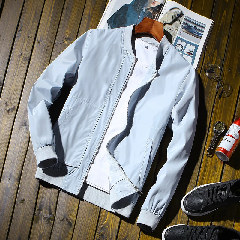 Thoshine Brand Spring Autumn Men Basic Jackets Thin Solid Color Pockets Male Baseball Outerwear Jacket Brand Coats
Thoshine Brand Spring Autumn Men Basic Jackets Thin Solid Color Pockets Male Baseball Outerwear Jacket Brand Coats