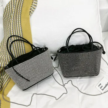 2020 New Fashion Women's Bags Rhinestone Bags Diamond-studded Vegetable Basket Bags Simple and Practical Single Shoulder Bags Gg
2020 New Fashion Women's Bags Rhinestone Bags Diamond-studded Vegetable Basket Bags Simple and Practical Single Shoulder Bags Gg