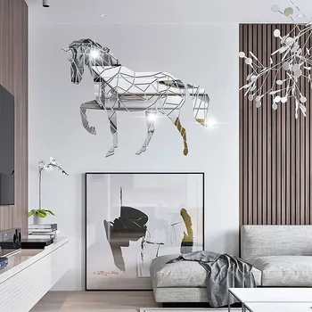 3D Horse Mirror Wall Sticker Decal Steed 3D Mirror Wall Art Party Wedding Home Decors Courser Animal Fridge Wall Decal On Sale
3D Horse Mirror Wall Sticker Decal Steed 3D Mirror Wall Art Party Wedding Home Decors Courser Animal Fridge Wall Decal On Sale