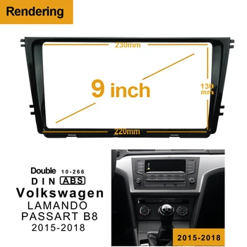 2Din Car DVD Only Frame Audio Fitting Adaptor Dash Trim Facia Panel 9" For Volkswagen LAMANDO PASSAT B8 2015-2018 Radio Player
2Din Car DVD Only Frame Audio Fitting Adaptor Dash Trim Facia Panel 9" For Volkswagen LAMANDO PASSAT B8 2015-2018 Radio Player