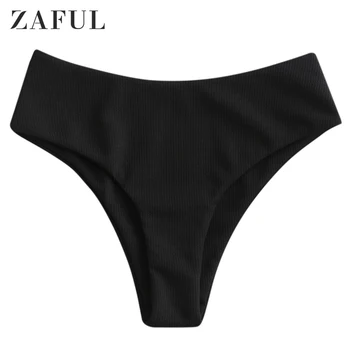 ZAFUL Ribbed High Leg Bikini Bottom Basic High Cut Bikini Bottom 2020 Solid Middle Waist Swimsuit Bottom Bathing Suit Top Briefs
ZAFUL Ribbed High Leg Bikini Bottom Basic High Cut Bikini Bottom 2020 Solid Middle Waist Swimsuit Bottom Bathing Suit Top Briefs