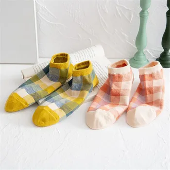 New Fashion Classic Cotton Women Socks Ankle Casual Socks Funny Plaid Pattern Female Girl Short Socks Summer Cute Meias Sokken
New Fashion Classic Cotton Women Socks Ankle Casual Socks Funny Plaid Pattern Female Girl Short Socks Summer Cute Meias Sokken