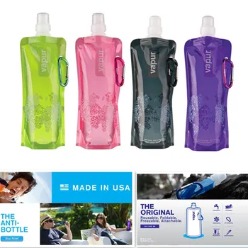 480ML Portable Foldable Water Bottle Bags Environmental Protection Collapsible Outdoor Camping Water Bottles for Hiking Cycling
480ML Portable Foldable Water Bottle Bags Environmental Protection Collapsible Outdoor Camping Water Bottles for Hiking Cycling