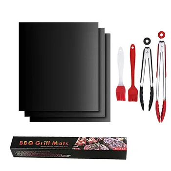 Reusable Non-Stick BBQ Grill Mat Pads Baking Sheet Portable Outdoor Picnic Cooking Barbecue Oven Tool Bbq Accessories Gril Mat
Reusable Non-Stick BBQ Grill Mat Pads Baking Sheet Portable Outdoor Picnic Cooking Barbecue Oven Tool Bbq Accessories Gril Mat