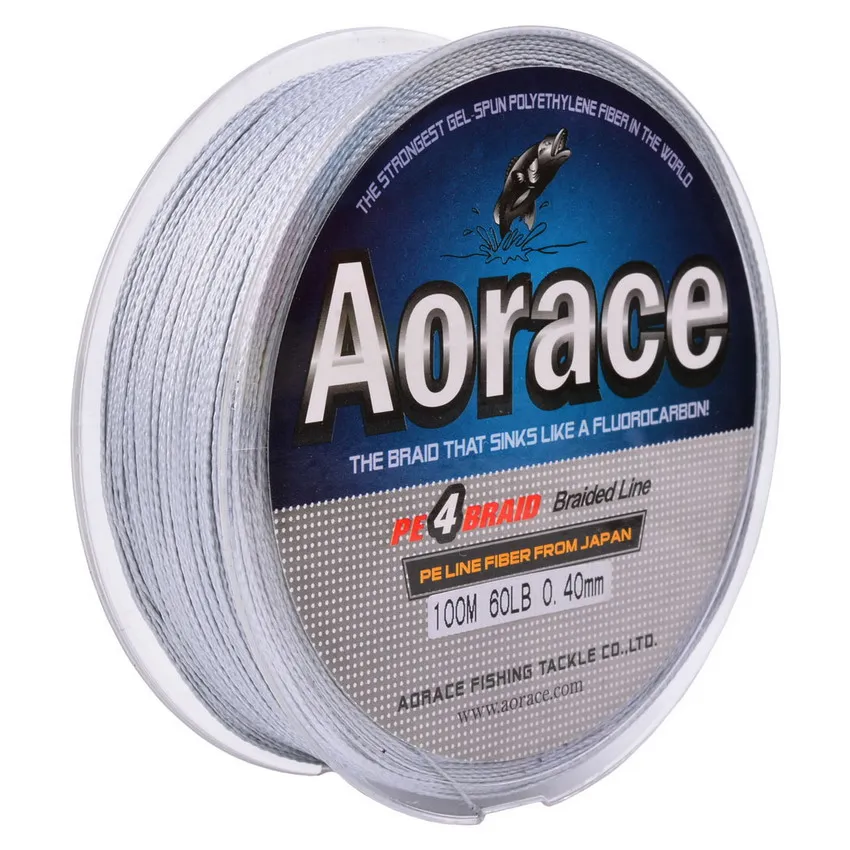 

4 Strands 100M Super Strong Braided Wire Fishing Line 8-100LB 0.6-10.0 PE Material Multifilament Carp Fishing For Fish Rope Cord