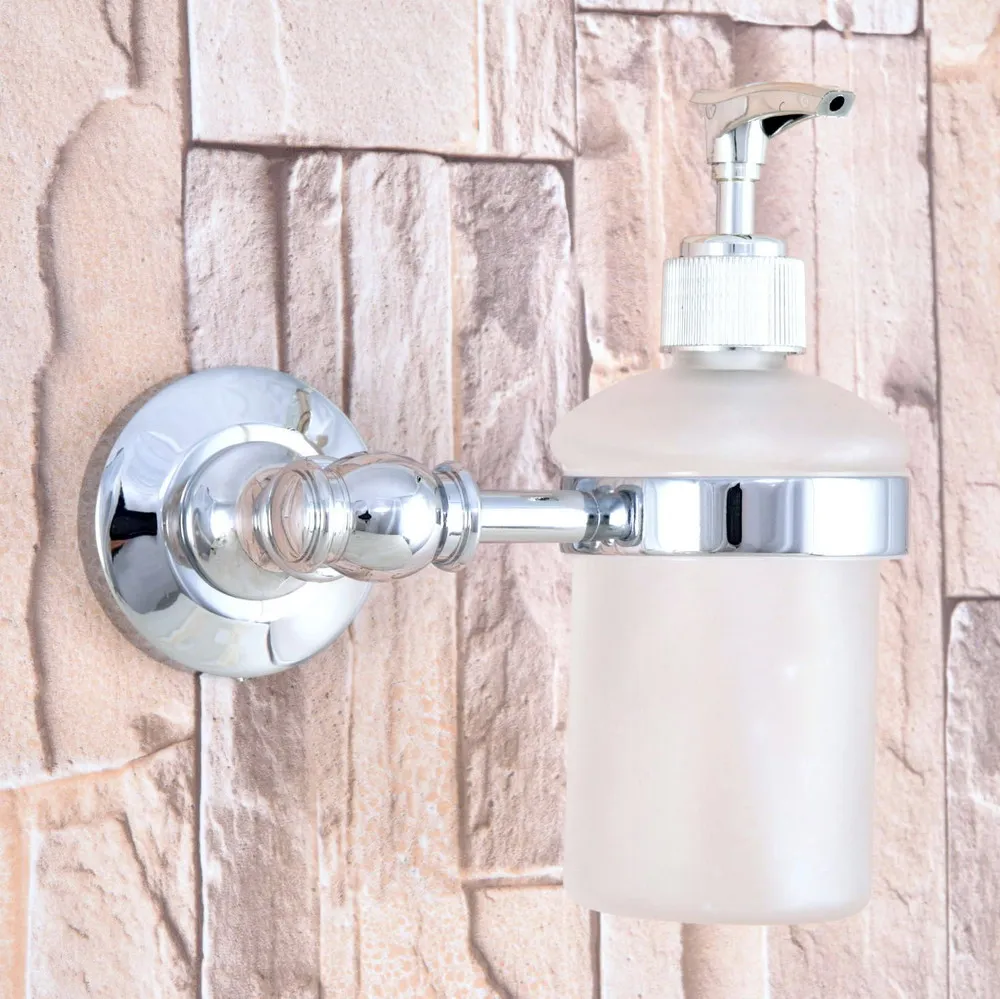 Polished Chrome Brass Wall Mounted Kitchen Bathroom Sink Basin Accessory Glass Soap Dispenser aba788
Polished Chrome Brass Wall Mounted Kitchen Bathroom Sink Basin Accessory Glass Soap Dispenser aba788