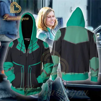 2019 New 3D Print Captain Marvel Carol Danvers Ms Costumes Hoodies Sweatshirts Tracksuit Casual Zipper Hoody Sweatshirt for Men
2019 New 3D Print Captain Marvel Carol Danvers Ms Costumes Hoodies Sweatshirts Tracksuit Casual Zipper Hoody Sweatshirt for Men