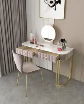 Light luxury European style dressing table bedroom modern minimalist high-end net red ins style dressing table Nordic storage al
Light luxury European style dressing table bedroom modern minimalist high-end net red ins style dressing table Nordic storage al