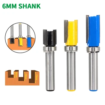 1PC 6MM Shank Milling Cutter Wood Carving Flush Trim Router Bit Pattern Bit Top Bottom Bearing 1/2" Blade Template Wood Cutter
1PC 6MM Shank Milling Cutter Wood Carving Flush Trim Router Bit Pattern Bit Top Bottom Bearing 1/2" Blade Template Wood Cutter
