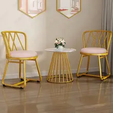 стулья для кухни Nordic Iron Art Chair for Leisure Dining Chair Home Creative Dressing Table Makeup Chair Nail Table Chair
стулья для кухни Nordic Iron Art Chair for Leisure Dining Chair Home Creative Dressing Table Makeup Chair Nail Table Chair