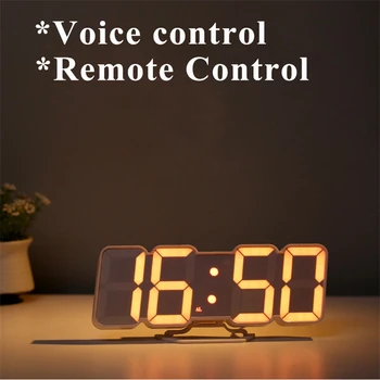 3D LED Digital Alarm Clock 115 RGB Color Wall Desktop Clock Remote Control Temperature Alarm Sound Control Home CE Certification
3D LED Digital Alarm Clock 115 RGB Color Wall Desktop Clock Remote Control Temperature Alarm Sound Control Home CE Certification