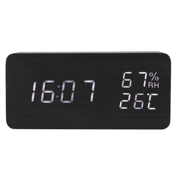 Modern Led Alarm Clock Temperature Humidity Electronic Desktop Digital Table Clocks
Modern Led Alarm Clock Temperature Humidity Electronic Desktop Digital Table Clocks