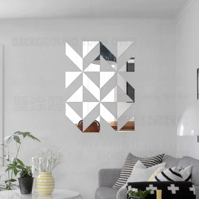 6sets Mirror Wall Stickers Decals Walls Room Decoration Acrylic Home Trangular Parallelogram Geometry Simple Shape Tiles R169
6sets Mirror Wall Stickers Decals Walls Room Decoration Acrylic Home Trangular Parallelogram Geometry Simple Shape Tiles R169