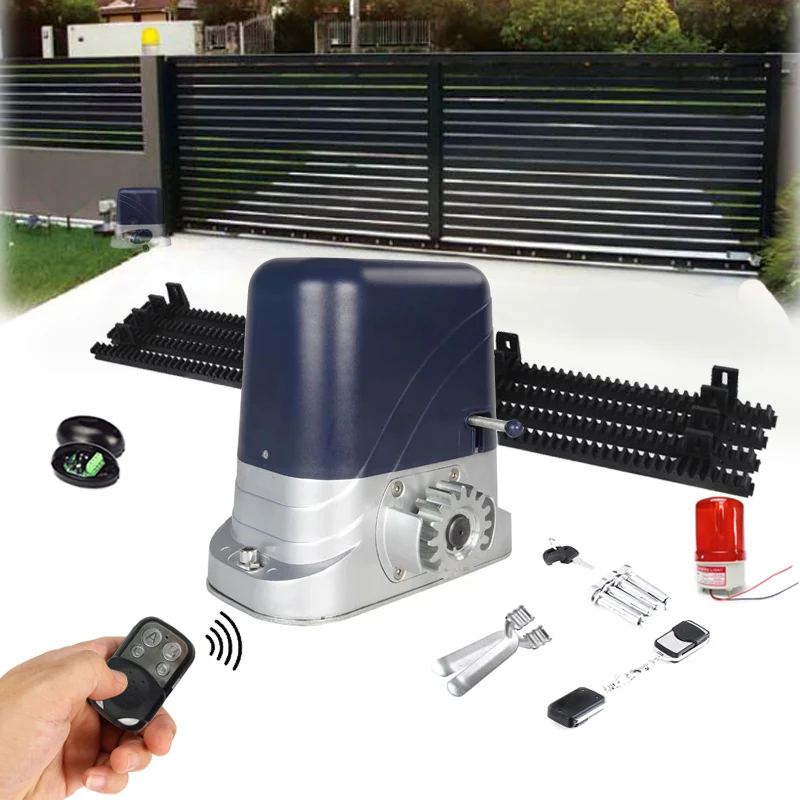Automatic Sliding Gate Motor AC Engine Sliding Gate Controller with 4m Nylon racks kits Optional for home gates
Automatic Sliding Gate Motor AC Engine Sliding Gate Controller with 4m Nylon racks kits Optional for home gates