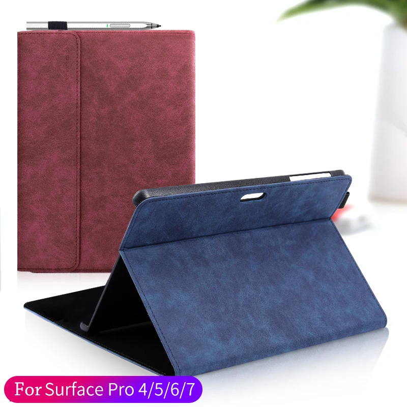 Защитный чехол 12 3 дюйма для Microsoft Surface Pro 7 планшета 4 5 6 совместим с клавиатурой