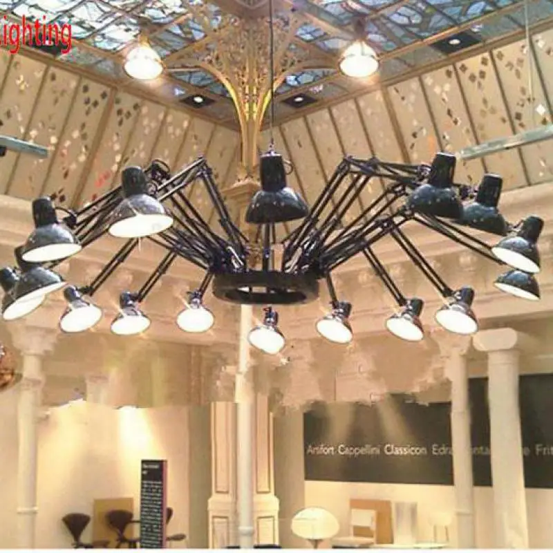 E27 Novelty Spider light iron Chandelier lamp Industrial lighting White Black kitchen Lights Hanging Light For Living Room lamp
E27 Novelty Spider light iron Chandelier lamp Industrial lighting White Black kitchen Lights Hanging Light For Living Room lamp