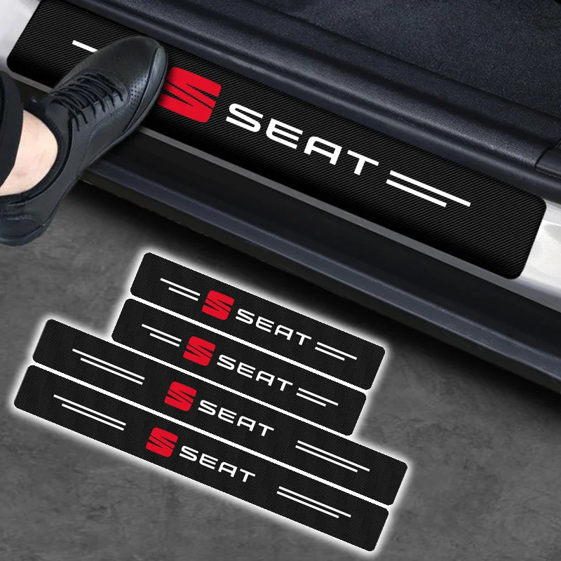 4pcs Car Carbon Fiber Car Decals for SEAT Leon Ibiza Alhambra Niva Kalina Priora Granta Largus Auto Door Sill Protector Stickers 
4pcs Car Carbon Fiber Car Decals for SEAT Leon Ibiza Alhambra Niva Kalina Priora Granta Largus Auto Door Sill Protector Stickers