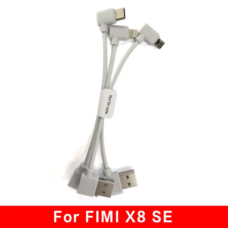 Original FIMI X8 SE Data Cable For Connecting The Phone To The Remote Controller(Type-C Android IPhone)
Original FIMI X8 SE Data Cable For Connecting The Phone To The Remote Controller(Type-C Android IPhone)