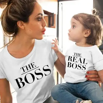 Boss T-shirt Fashion Family Matching Outfits Look Mother Daughter Tshirts Mommy and Me Clothes Mom Baby Woman Girls Cotton Tops
Boss T-shirt Fashion Family Matching Outfits Look Mother Daughter Tshirts Mommy and Me Clothes Mom Baby Woman Girls Cotton Tops