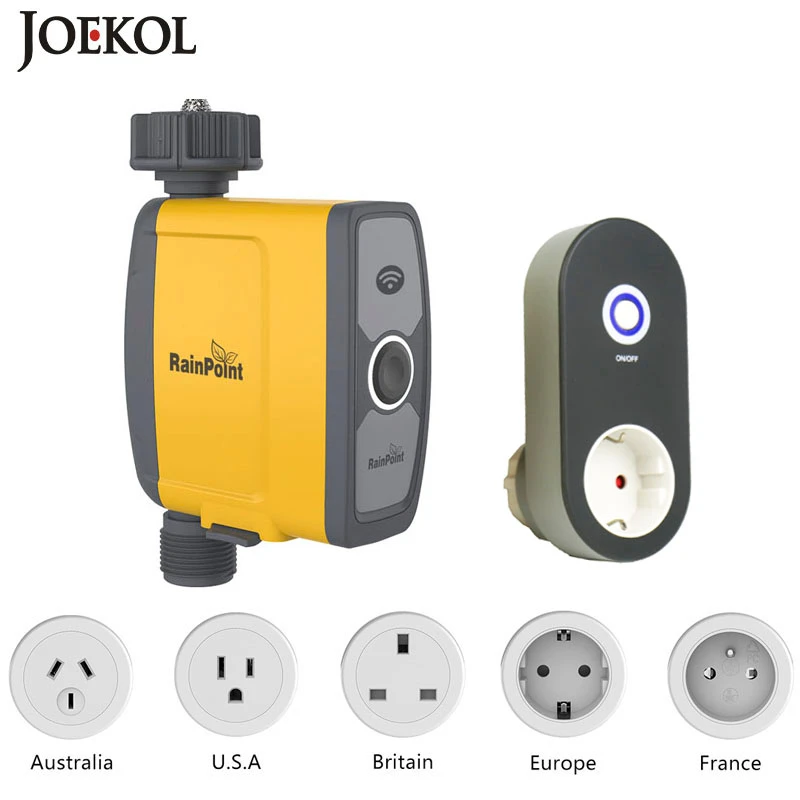 WIFI Connect Watering Timer Waterproof Irrigation Timer Water Timer Garden Irrigation Controller Smart Watering System
WIFI Connect Watering Timer Waterproof Irrigation Timer Water Timer Garden Irrigation Controller Smart Watering System