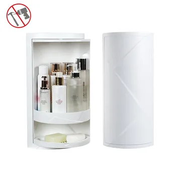 Bathroom rotating double-layer rack, kitchen triangle wall-mounted rotating multi-function punch-free storage cabinet
Bathroom rotating double-layer rack, kitchen triangle wall-mounted rotating multi-function punch-free storage cabinet