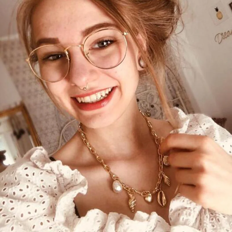 Bohemia Gold Color Conch Cowrie Shell Choker Necklace for Women Imitation Pearl Beads Collier Statement Heart Collar Jewelry
Bohemia Gold Color Conch Cowrie Shell Choker Necklace for Women Imitation Pearl Beads Collier Statement Heart Collar Jewelry