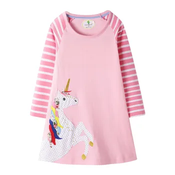 Children Clothing Girls Nightgown Cotton Long Sleeves Nightdress For Girls Stripe Unicorn Printed Sleepwear Christmas Pajamas
Children Clothing Girls Nightgown Cotton Long Sleeves Nightdress For Girls Stripe Unicorn Printed Sleepwear Christmas Pajamas