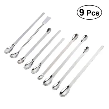 Lab Supplies Stainless Steel Mixing Spoons Horn Spoon Medicinal ladle with Spatula Laboratory Supplies for Teaching School Lab
Lab Supplies Stainless Steel Mixing Spoons Horn Spoon Medicinal ladle with Spatula Laboratory Supplies for Teaching School Lab