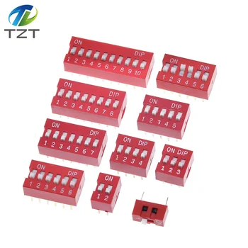 10PCS Slide Type Switch Module 1 2 3 4 5 6 7 8 9 10 12 Bit 2.54mm Position Way DIP Red Pitch Toggle Switch Red Snap Switch
10PCS Slide Type Switch Module 1 2 3 4 5 6 7 8 9 10 12 Bit 2.54mm Position Way DIP Red Pitch Toggle Switch Red Snap Switch