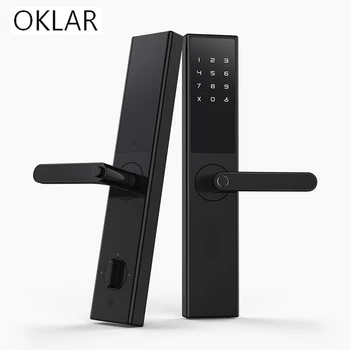 OKLAR Digital Electronic Lock Biometric Fingerprint coded door Xiaomi Mihome Mijia APP Security Lock Smart Finger Print lock
OKLAR Digital Electronic Lock Biometric Fingerprint coded door Xiaomi Mihome Mijia APP Security Lock Smart Finger Print lock