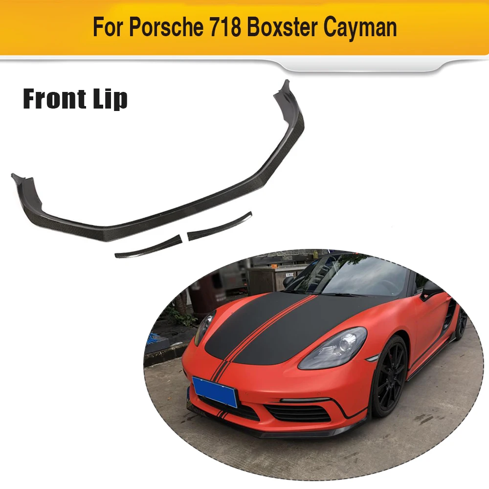 Carbon Fiber Car Front Bumper Lip Spoiler Chin Apron for Porsche 718 Cayman Boxster Base S Coupe Convertible 2 Door 2017 2018
Carbon Fiber Car Front Bumper Lip Spoiler Chin Apron for Porsche 718 Cayman Boxster Base S Coupe Convertible 2 Door 2017 2018