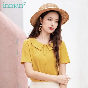INAMN Summer New Arrival French Style Doll Collar Bow Tie Student Fit Shaped Sweet Tops T-Shirt
INAMN Summer New Arrival French Style Doll Collar Bow Tie Student Fit Shaped Sweet Tops T-Shirt