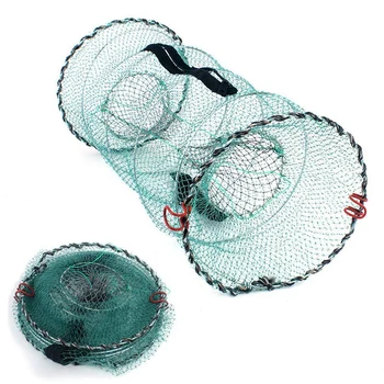 

Folding Fish Trap | Fishing Net | Collapsible Cast Mesh Landing Bait Net For Crab Shrimp Minnow Crawfish Catfish