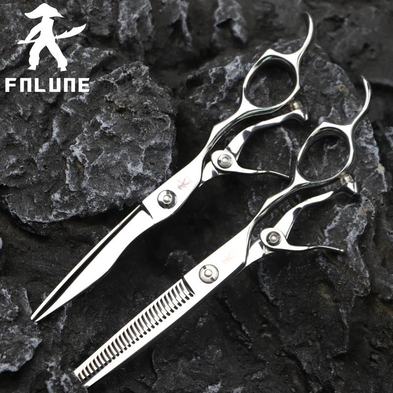 FnLune 6 Tungsten Steel Personality Gap Professional Hair Salon Scissors Cut Barber Haircut Thinning Shear Hairdressing Scissors
FnLune 6 Tungsten Steel Personality Gap Professional Hair Salon Scissors Cut Barber Haircut Thinning Shear Hairdressing Scissors