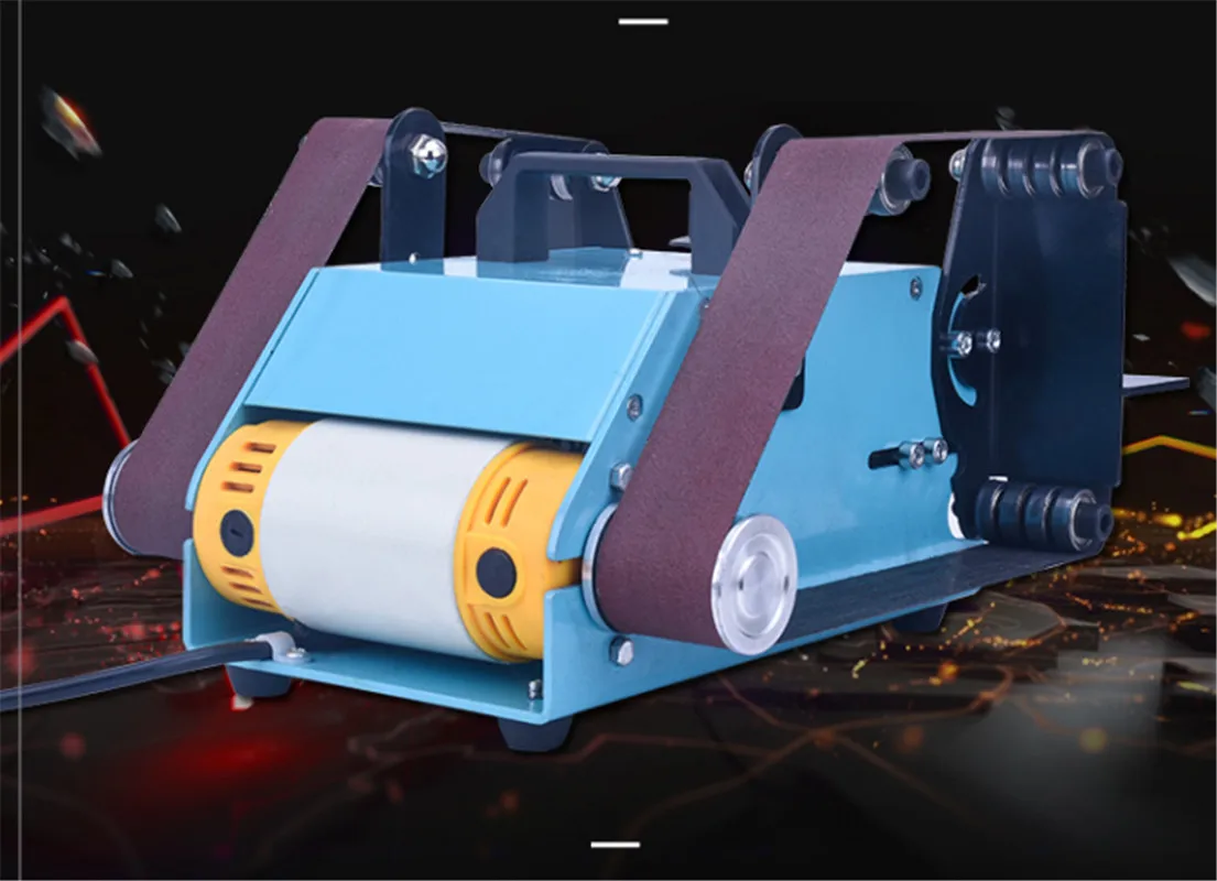 Double-head Small Desktop Double-axis Belt Machine 220V Micro Double Sanding Machine Home Polishing Grinding Knife Tool 950W
Double-head Small Desktop Double-axis Belt Machine 220V Micro Double Sanding Machine Home Polishing Grinding Knife Tool 950W