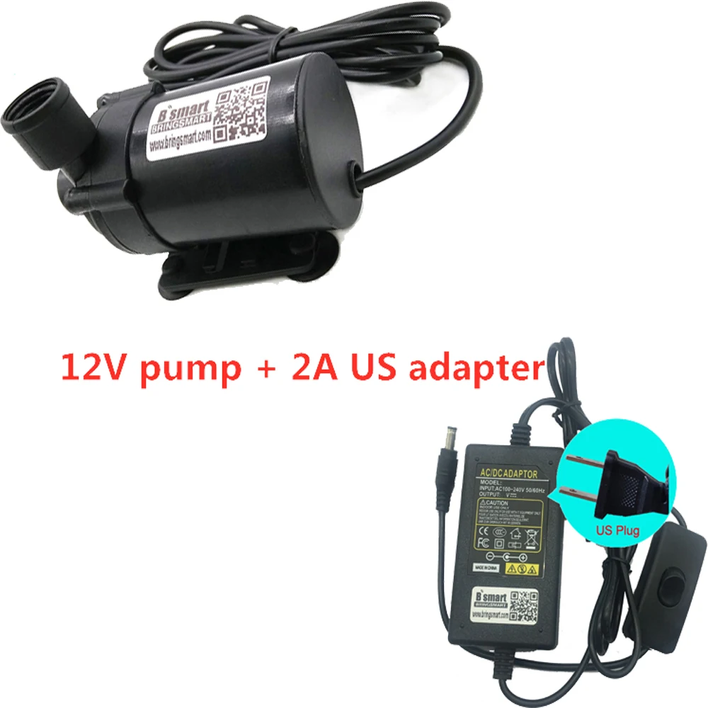 12v pump + 2A US adapter
