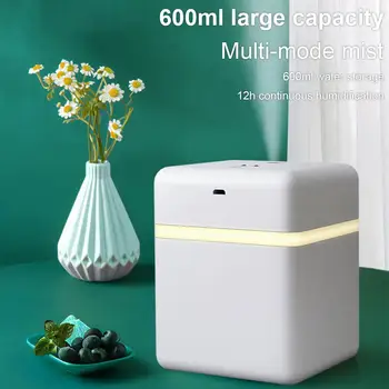 600ml USB Ultrasonic Air Humidifier Purifier Automatic Intelligent Induction Atomizing Sprayer Mist Maker for Bedroom Office
600ml USB Ultrasonic Air Humidifier Purifier Automatic Intelligent Induction Atomizing Sprayer Mist Maker for Bedroom Office