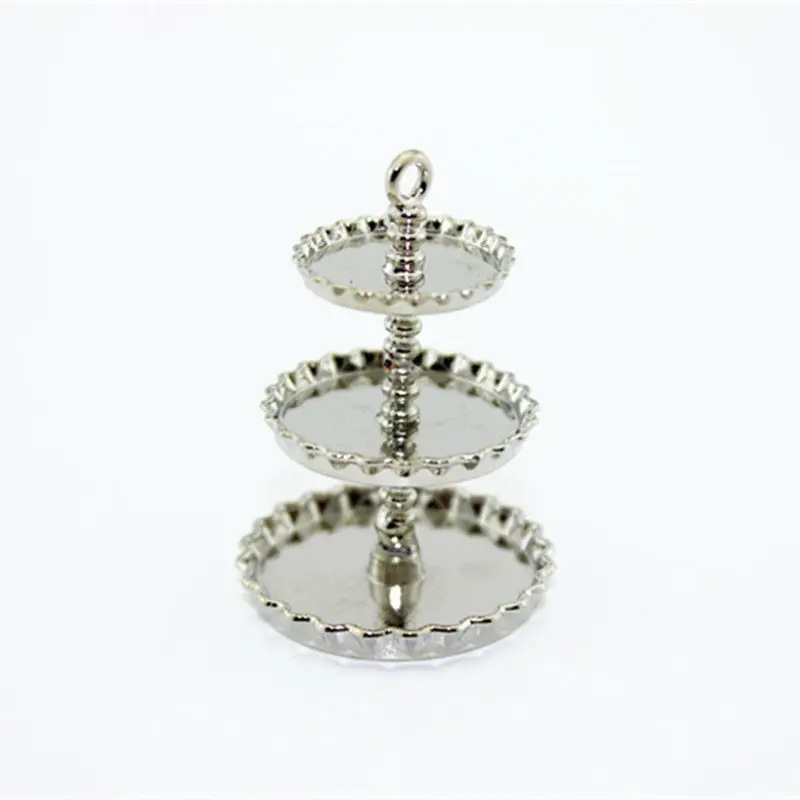 1/12 Dollhouse Miniatures Dining Silver Serving 3 Tier Platter Dinner Tray Plate Toy Doll Accessory DK034
1/12 Dollhouse Miniatures Dining Silver Serving 3 Tier Platter Dinner Tray Plate Toy Doll Accessory DK034