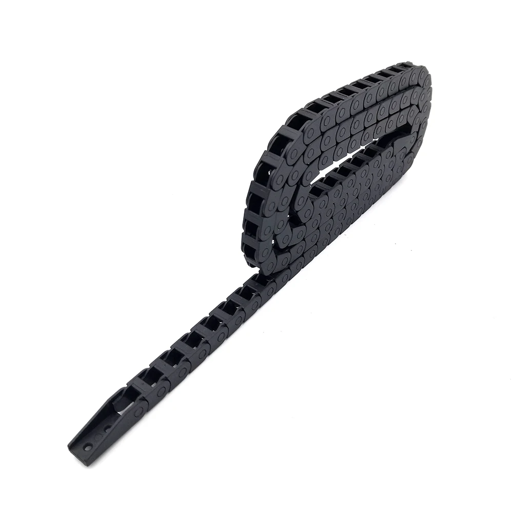 JFLO Drag Chain 5x5 mm 1M 100cm 40" Plastic Towline Cable Drag Chain Wire Carrier With Connector For CNC Router Machine Tools
JFLO Drag Chain 5x5 mm 1M 100cm 40" Plastic Towline Cable Drag Chain Wire Carrier With Connector For CNC Router Machine Tools