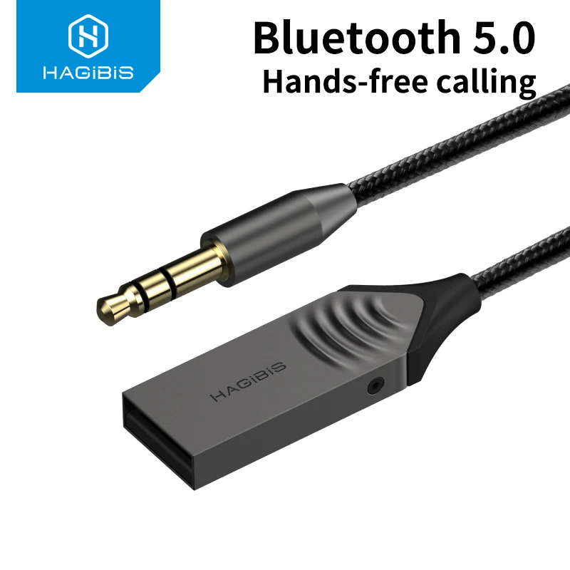 Hagibis Bluetooth 5.0 Receiver Car AUX 3.5mm Jack Wireless Adapter Audio Cable For Speaker Headphones Hands Free Call navigation
Hagibis Bluetooth 5.0 Receiver Car AUX 3.5mm Jack Wireless Adapter Audio Cable For Speaker Headphones Hands Free Call navigation