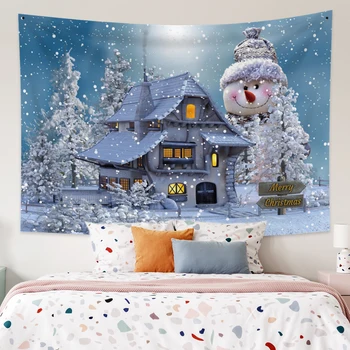 Cassisy Christmas Snowman Tapestry Blanket Elk Tree Wooden House Bedroom Home Decor Chart Wall Hangings Wall Carpet Beach Towel
Cassisy Christmas Snowman Tapestry Blanket Elk Tree Wooden House Bedroom Home Decor Chart Wall Hangings Wall Carpet Beach Towel