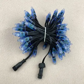 100nodes bullet regulated DC12V addressable 12mm WS2811 led pixel string;all BLACK 18AWG)wire,IP68;with 0.2m 13.5mm pigtail
100nodes bullet regulated DC12V addressable 12mm WS2811 led pixel string;all BLACK 18AWG)wire,IP68;with 0.2m 13.5mm pigtail