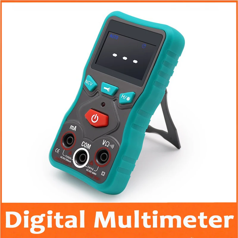 Intelligent auto identification digital multimeter high-precision measurement NCV + backlight + lighting small digital meter
Intelligent auto identification digital multimeter high-precision measurement NCV + backlight + lighting small digital meter