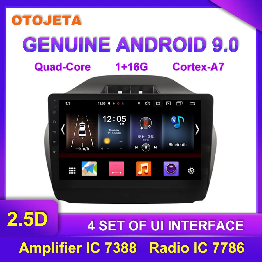 Factory direct sale OTOJETA Android 9.0 Car Multimedia Radio For 2013 TUCSON Hyundai IX35 tape recorder GPS bluetooth Navigation
Factory direct sale OTOJETA Android 9.0 Car Multimedia Radio For 2013 TUCSON Hyundai IX35 tape recorder GPS bluetooth Navigation