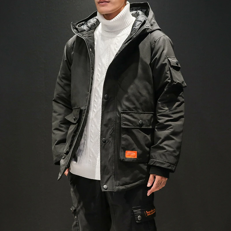 2019 Winter Jacket Men Solid Parka Warm Jackets Simple Hem Practical Waterproof Tooling Pocket High Quality Parka
2019 Winter Jacket Men Solid Parka Warm Jackets Simple Hem Practical Waterproof Tooling Pocket High Quality Parka