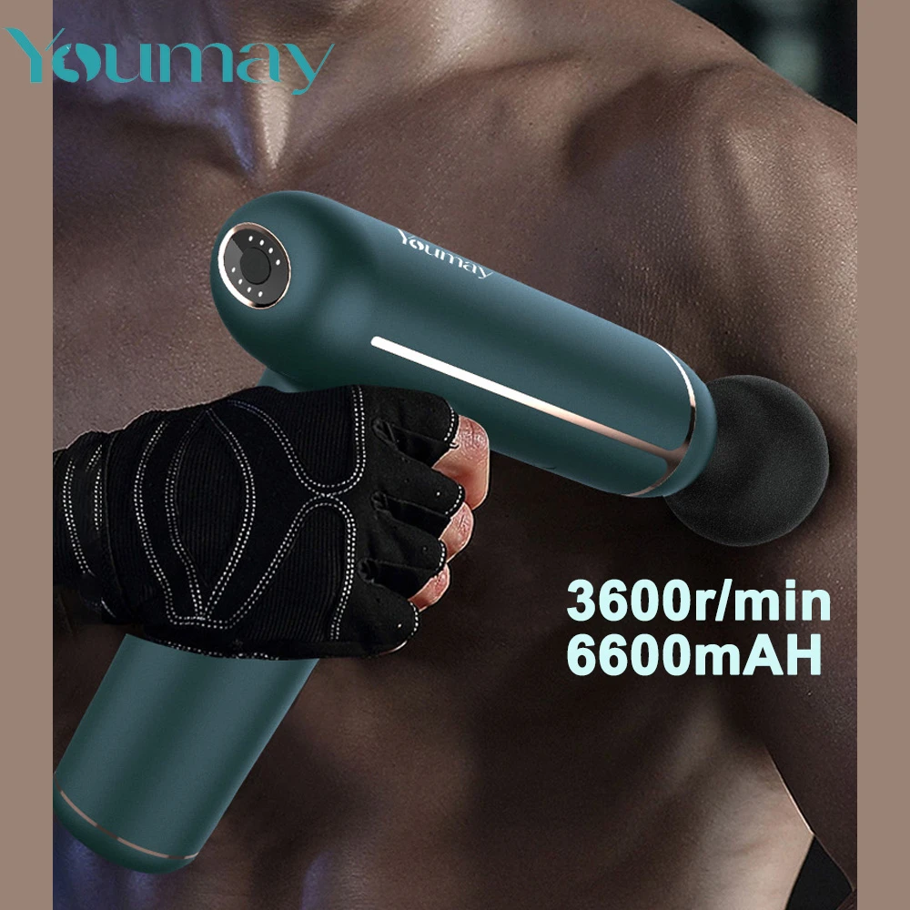 Youmay Massage Gun Deep Muscle Massager Muscle Pain Body Neck Massage Exercising Relaxation Slimming Shaping Pain Relief Mini
Youmay Massage Gun Deep Muscle Massager Muscle Pain Body Neck Massage Exercising Relaxation Slimming Shaping Pain Relief Mini