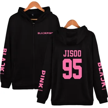 Female Idol Group BLACKPINK Women Sweatshirt Hoodie Fashion Harajuku Zipper Hoodies Women Men Jacket Coat KPOP Clothes 
Female Idol Group BLACKPINK Women Sweatshirt Hoodie Fashion Harajuku Zipper Hoodies Women Men Jacket Coat KPOP Clothes