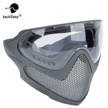 Pilot Mask Steel Mesh Version Military Shooting Veil Gear Screen Wargame Protective Tactical Half Face Guard Paintball Accessory
Pilot Mask Steel Mesh Version Military Shooting Veil Gear Screen Wargame Protective Tactical Half Face Guard Paintball Accessory